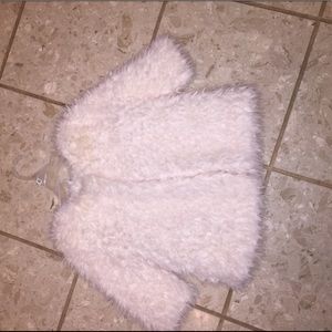 Girls faux fur jacket